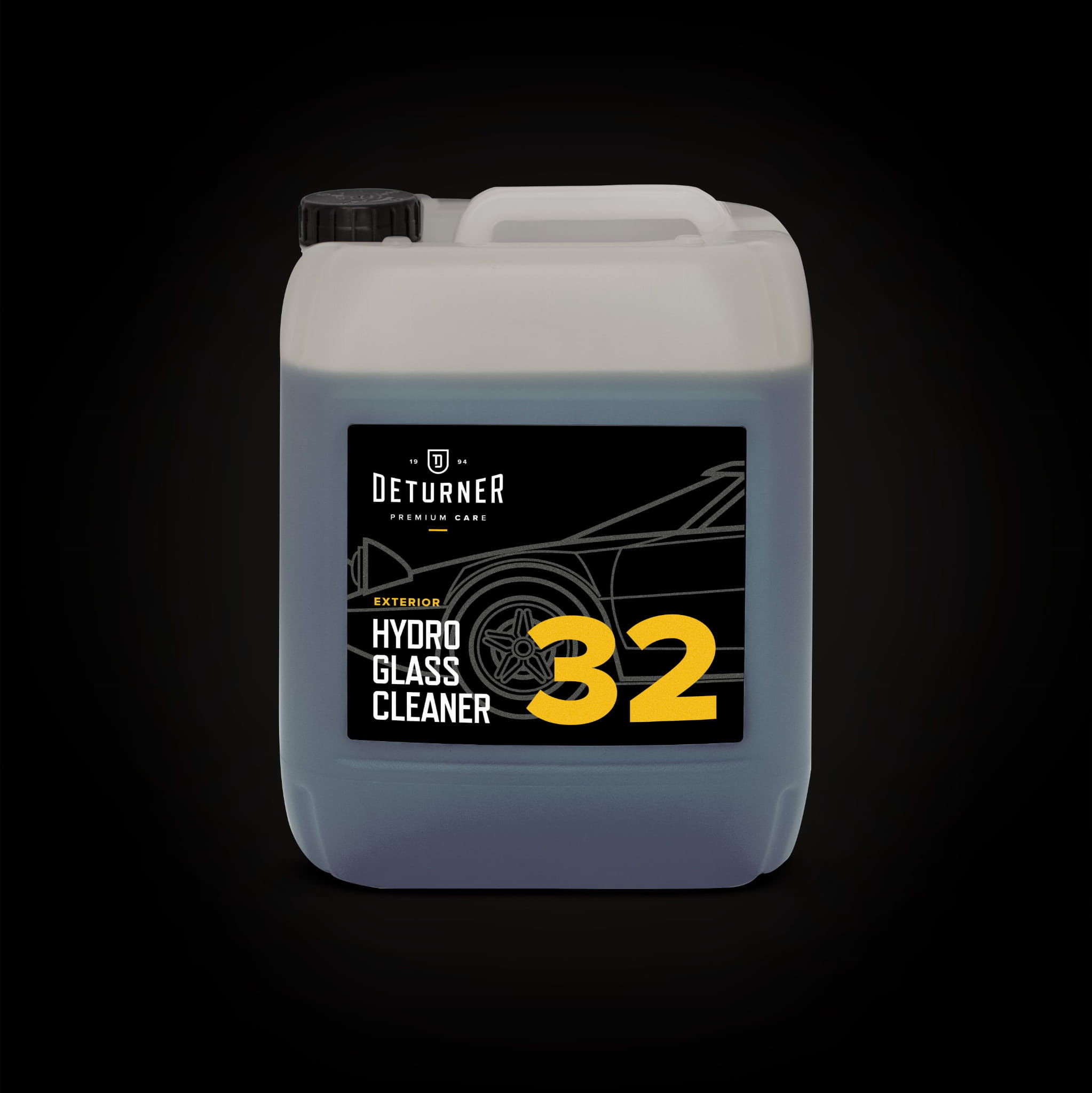 Deturner Deturner Hydro Glass Cleaner  płyn do mycia szyb, pozostawia warstwę hydrofobową 5L DET000094