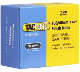 Tacwise Gwoździe tacwise 0319 ocynkowane ( G/40 mm, 2.500 sztuki na opakowanie) 0319
