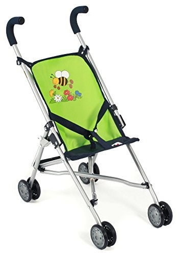 Bayer Chic 2000 Chic 2000 601 16 - Mini-Buggy Roma, wózek dla lalek, Bumblebee, zielony 601 16