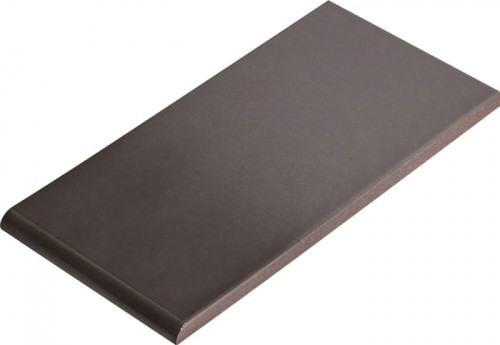 Cerrad Płytka Parapetowa Klinkierowa Grafitowa 13,5x24,5 cm