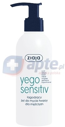 Ziaja Ziaja Yego Sensitiv łagodzący żel do mycia twarzy dla mężczyzn 200ml