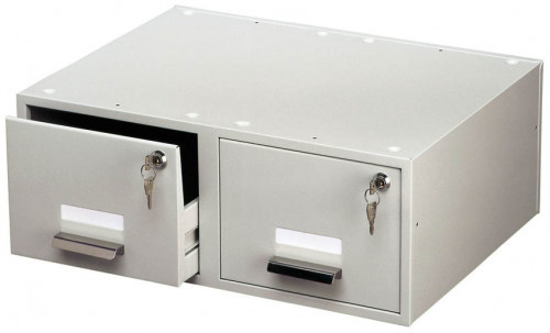 Durable Kasetka na kartoteki Cardbox A5 Duo szara 3354-10