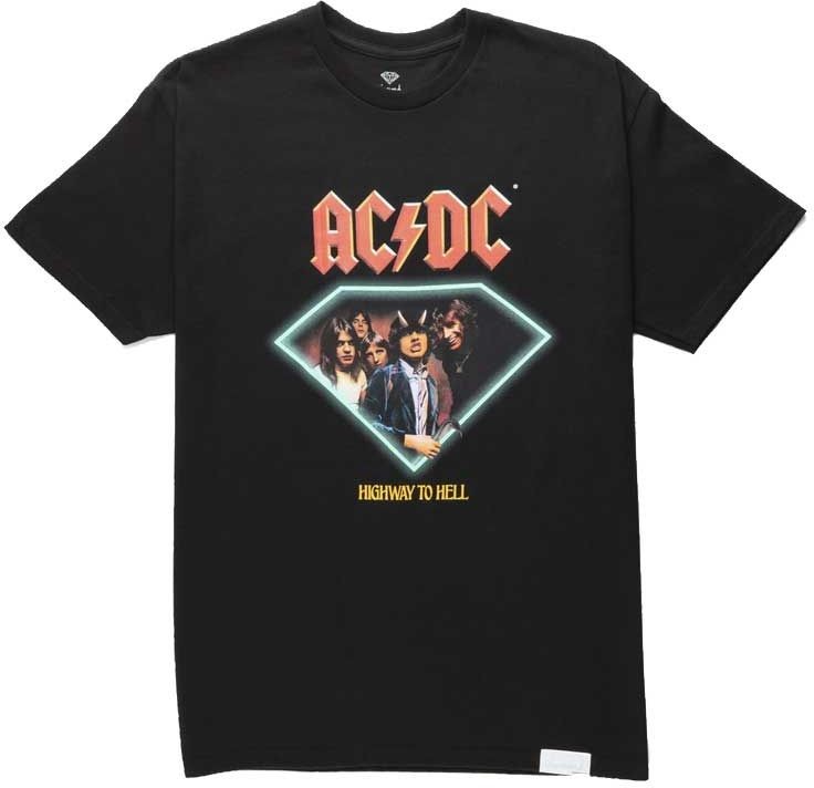 DIAMOND t-shirt DIAMOND HIGHWAY TO HELL TEE Black