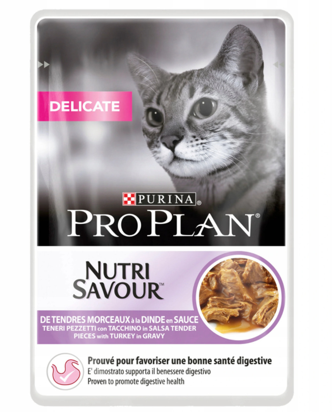 Purina PRO PLAN DELICATE Indyk 85g CL5LGX421UD