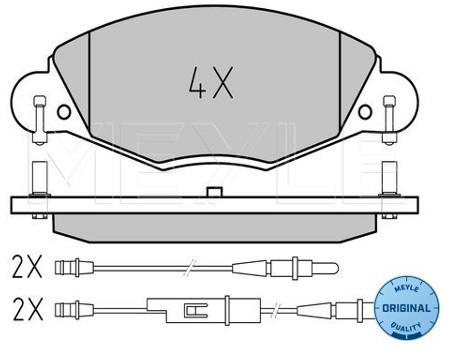 Wulf Gaertner Autoparts Zestaw klocków hamulcowych, hamulce tarczowe Wulf Gaertner Autoparts 025 232 7318