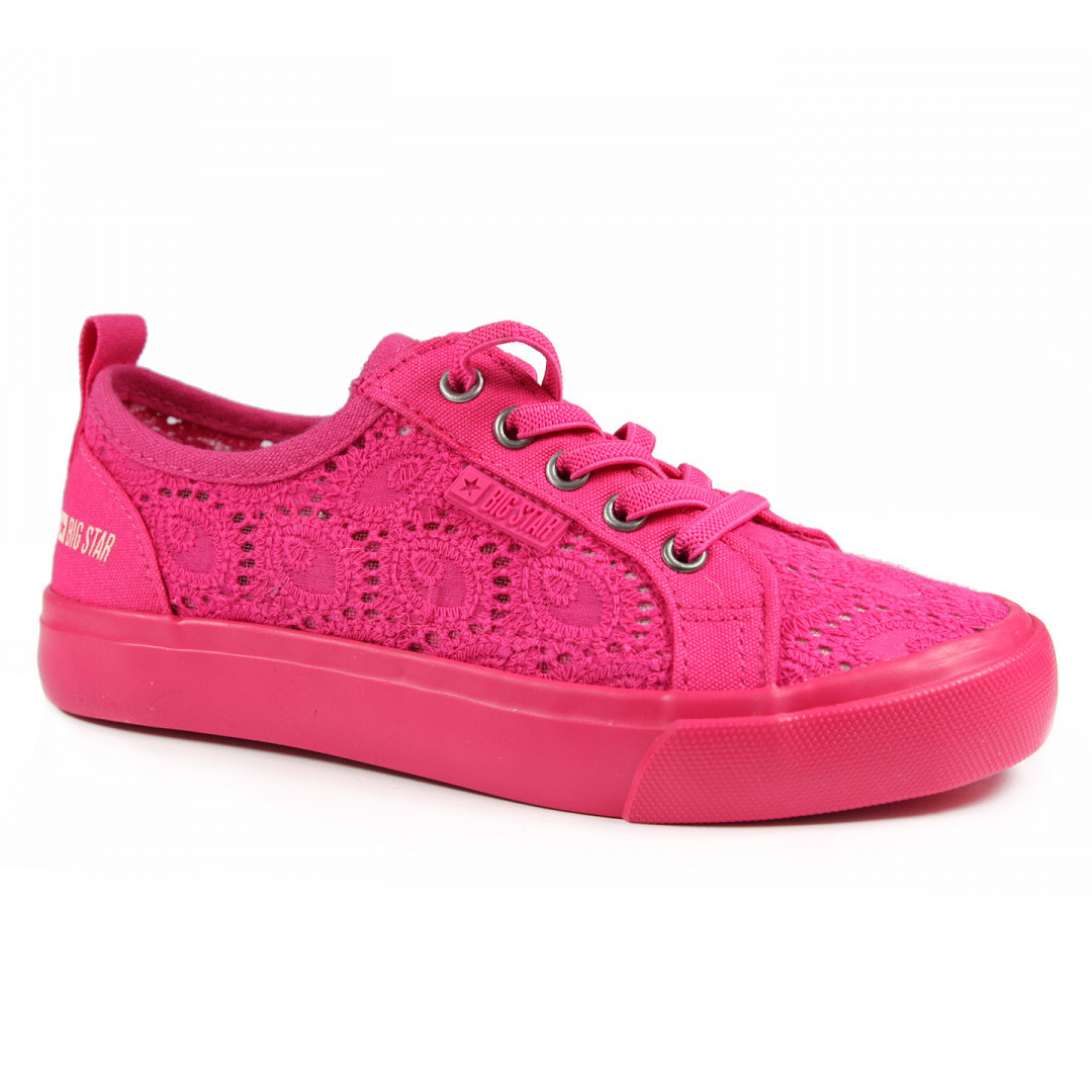 Big Star Trampki dziecięce JJ374007 różowe