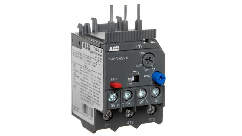 ABB Przekaźnik termiczny 0,1-0,13A T16-0,13 1SAZ711201R1005 1SAZ711201R1005