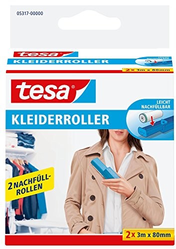 tesa TESA sukienki Roller, opakowanie uzupełniające, 2 x 3 m X 80 MM 05317-00000-03