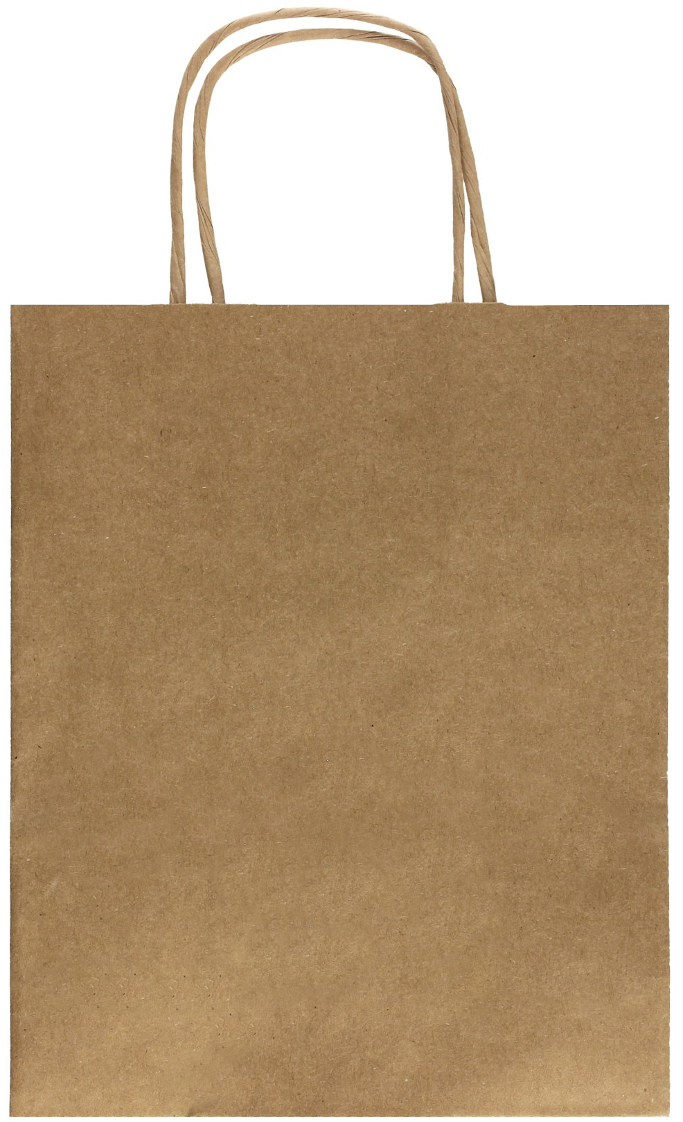 Kraft Torba papierowa 180x80x225 brązowa gładka uszy skręc