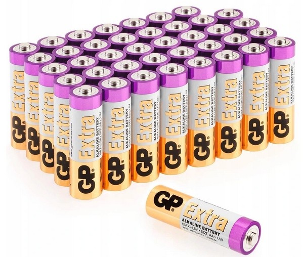 GP 40x bateria alkaliczna Extra R6 Aa 1,5V paluch