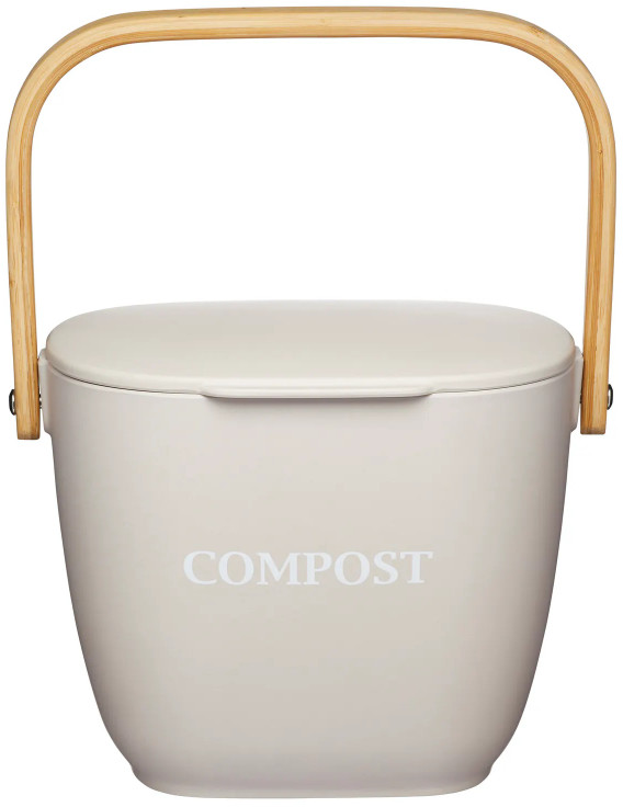 Kitchen Craft Kompostownik Domowy Z Włókna Bambusowego Natural Elements Beżowy