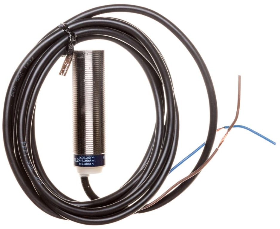 Schneider Electric Czujnik indukcyjny M18 8mm 24-240V AC/DC przewód 2m XS618B1MAL2 XS618B1MAL2