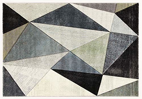 ABC ABC Dywan Tappeti Ray szary/zielony/beżowy 57 x 200 cm 21597_Beige/Grigio/Verde-57x200