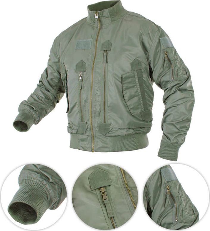 Mil-Tec Kurtka bomberka us Tactical Flight oliwkowa r M 22280-4 4046872387104