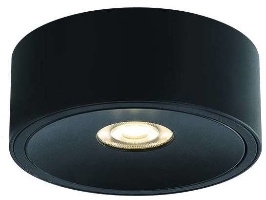 Orlicki Design Plafon LAMPA sufitowa Neo nero slim KG metalowa OPRAWA okrągła natynkowa czarna Neo nero slim KG