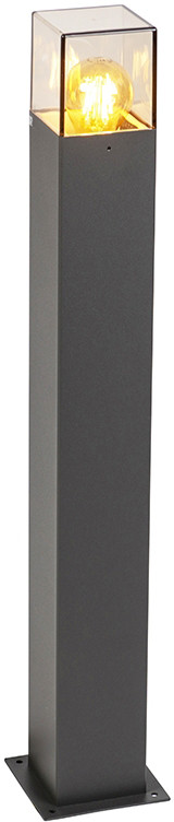 QAZQA Inteligentna stojąca lampa zewnętrzna antracytowa 70 cm z WiFi P45 - Dania