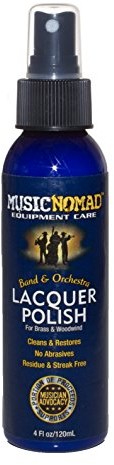MusicNomad mn700 Lacquer Polish mosiądzu i Wood wiatr 120 ML MN700