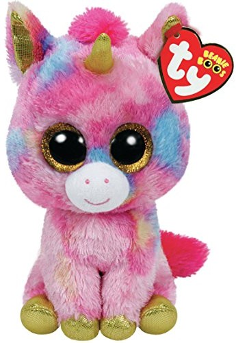 Carletto Ty Ty Beanie Boos Glubschi Fantazja jednorożec wielokolorowy 15 cm 24 cm pluszowe zwierzątko, small, rose