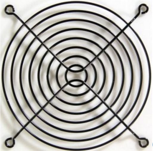 Ohne hersteller Osłona wentylatora 120mm czarna FGR-120B (FGR120B)