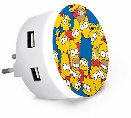 Metronic lampka nocna ładowarka - The Simpsons - 2X USB