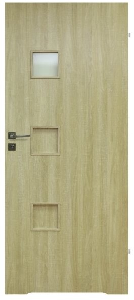 Drzwi z podcięciem Lugano 80 prawe dąb sonoma IND19_BA0257O