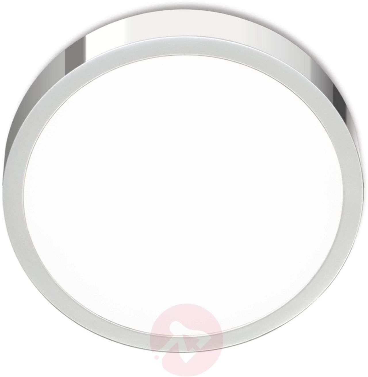 Orion Lampa sufitowa LED Bully, chrom 14 cm