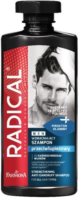 FARMONA Farmona Radical Men Szampon wzmacniający przeciwłupieżowy dla mężczyzn 400ml 118372