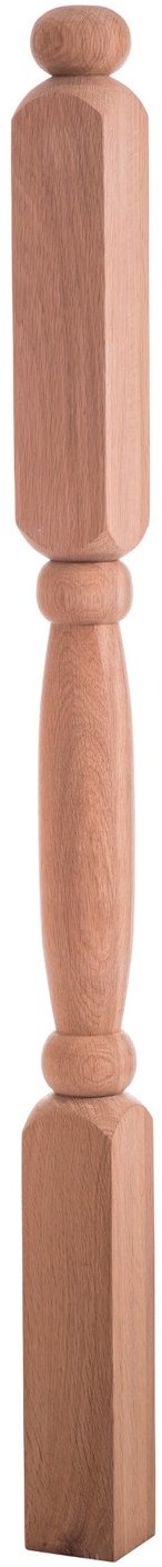 Kornik Słupek z drewna dębowego 76 mm x 76 mm x 1150 mm