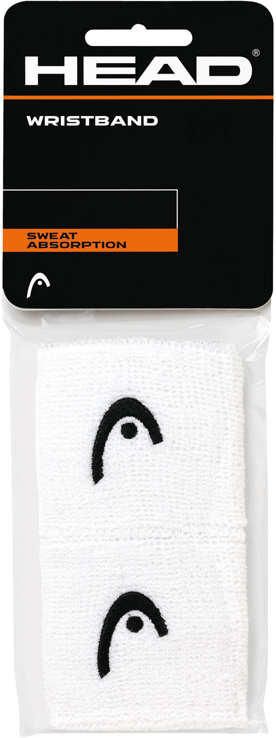 Head Frotki na nadgarstki 2,5'' - white 285075-WH