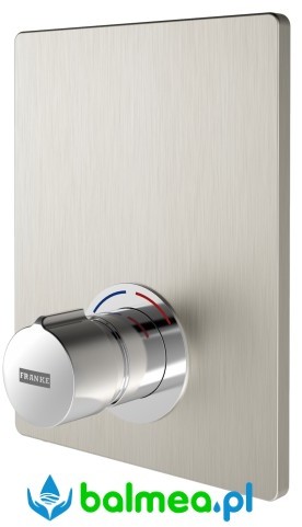 Franke Bateria prysznicowa podtynkowa F5 samozamykająca z regulacją temperatury F5ST2006