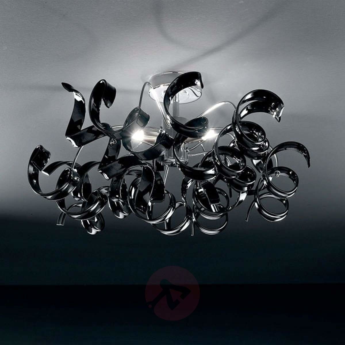 Astro Lighting Nowoczesna lampa sufitowa 3-pkt., czarna