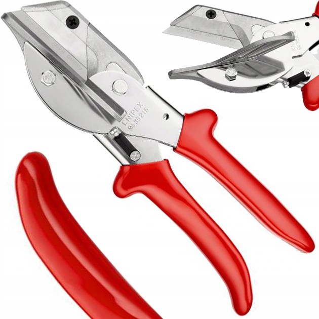 Knipex Nożyce Cięcia Plastiku Gumy Uciosowe 210 mm
