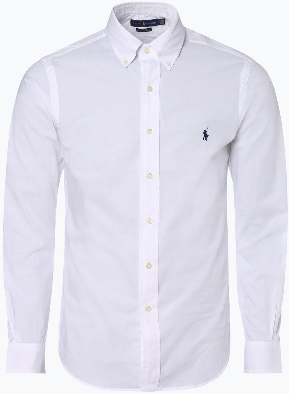 Ralph Lauren Polo Polo Koszula męska Slim Fit, biały