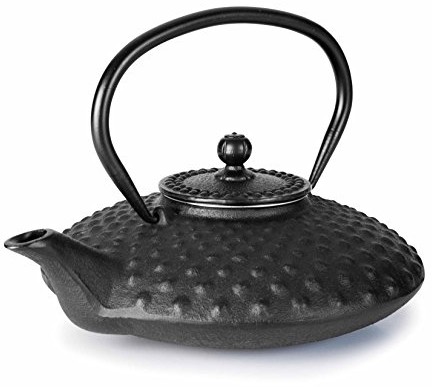 Lacor dzbanek na herbatę żelaza ogranicznika molzen czarnym 0,7 L, żeliwo, czarna, 22 x 20 x 10 cm 68664