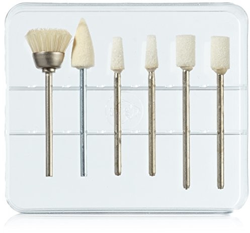 Bausch Zestaw 6 wymiennych nakładek do manicure/pedicure, w kasecie do pielęgnacji paznokci