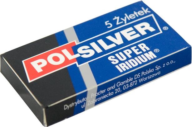 POLSILVER Super Iridium Żyletki 5 sztuk