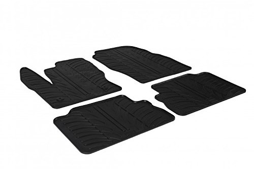 Gledring Profil Rubber ponieważ Mats zestaw gumowa mata Ford Kuga więcej zestaw Clips T 4-częściowy