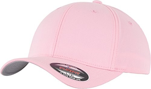 Flexfit FlexFit Wooly Combed czapka baseballowa, 6 panelów, uniseks, dla dorosłych i dzieci, różowy, S/M UC6277PNK