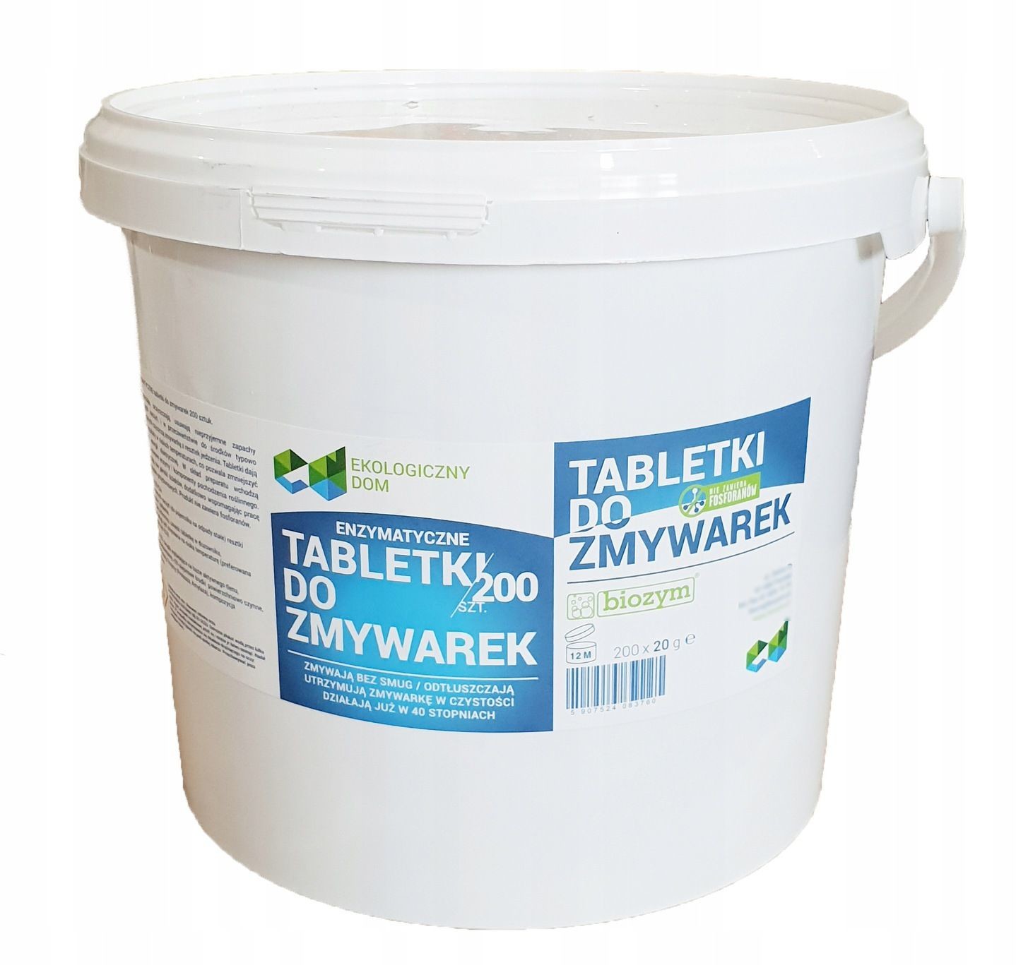 Ekologiczne Tabletki Do Zmywarki 200 Sztuk Biozym