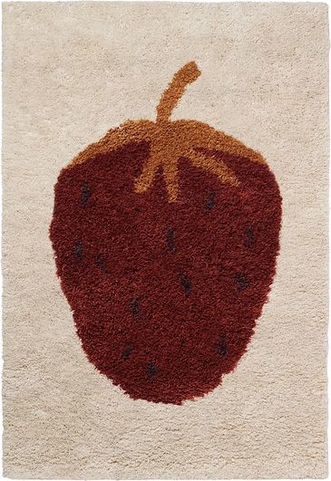Ferm Living Dywan Fruiticana truskawka 120 x 180 cm 9070