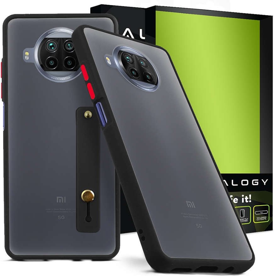 Alogy Etui Bumper case z paskiem do Xiaomi Mi 10T Lite Czarne