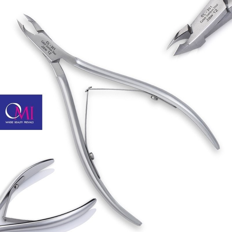 ACTIVESHOP OMI PRO-LINE CĄŻKI CL-201 CUTICLE NIPPERS JAW12/4MM LAP JOINT activeshop-112995