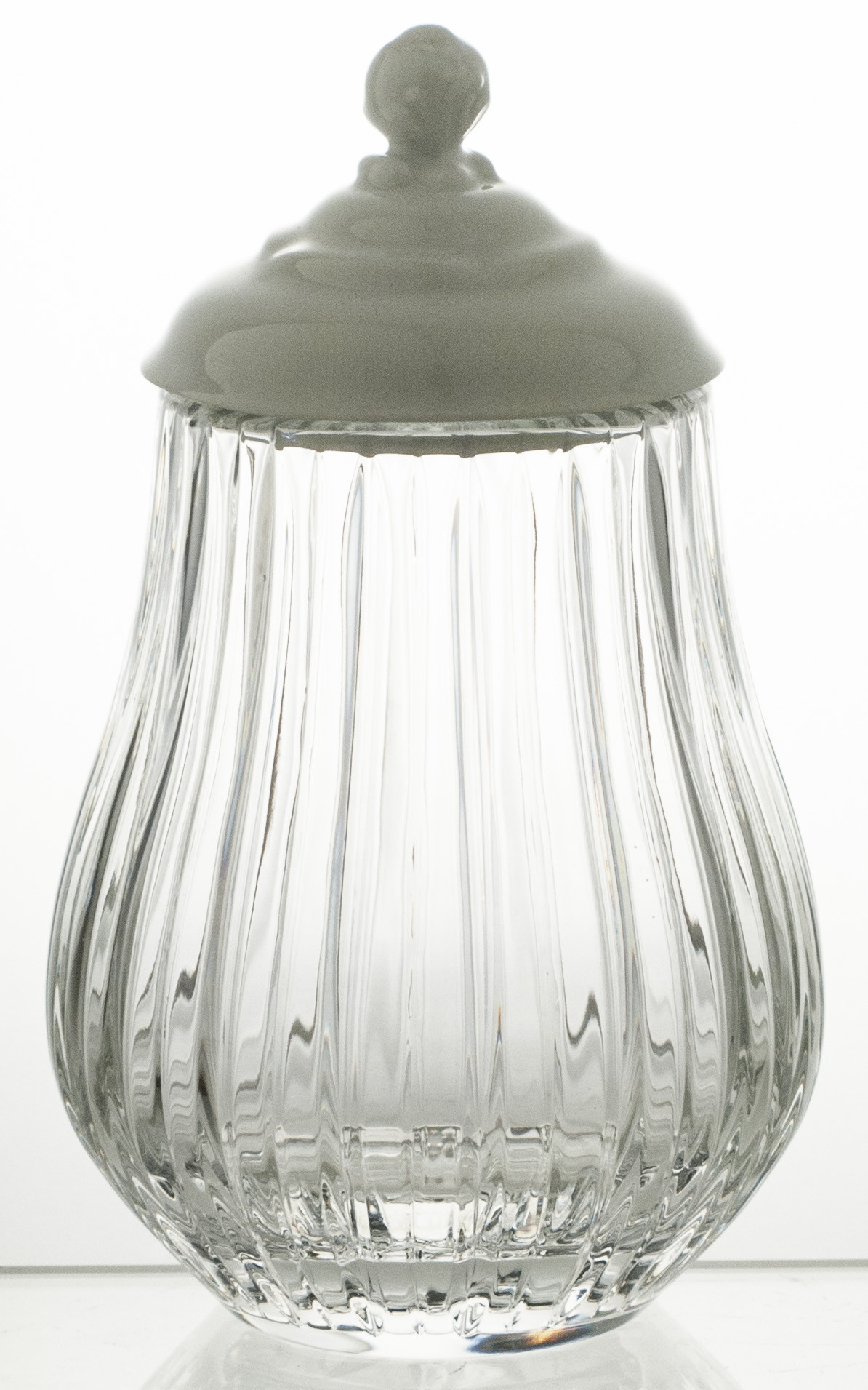 Crystal Julia Pojemnik naczynie kryształowe z porcelanowym deklem 11088)