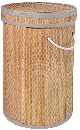 GELCO gelco 708821 bambus kosz na pranie/Sztuczne Szary 56 x 37 x 7 cm bambus 708821