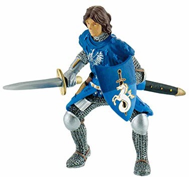 Bullyland 80784 figurka świat książę z mieczem w kolorze niebieskim 80784