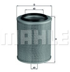 Mahle knecht LX 92 filtr powietrza LX 92