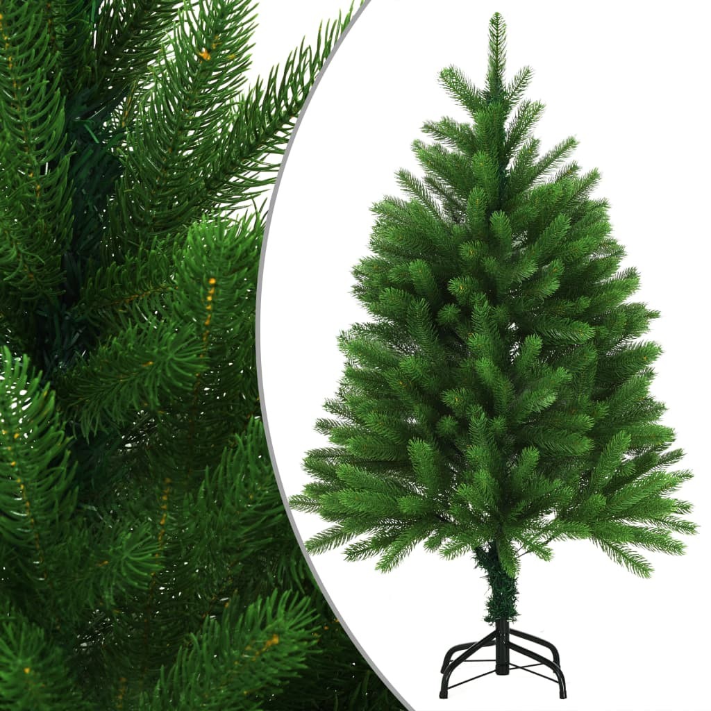 vidaXL Sztuczna choinka z realistycznymi igłami, 120 cm, zielona