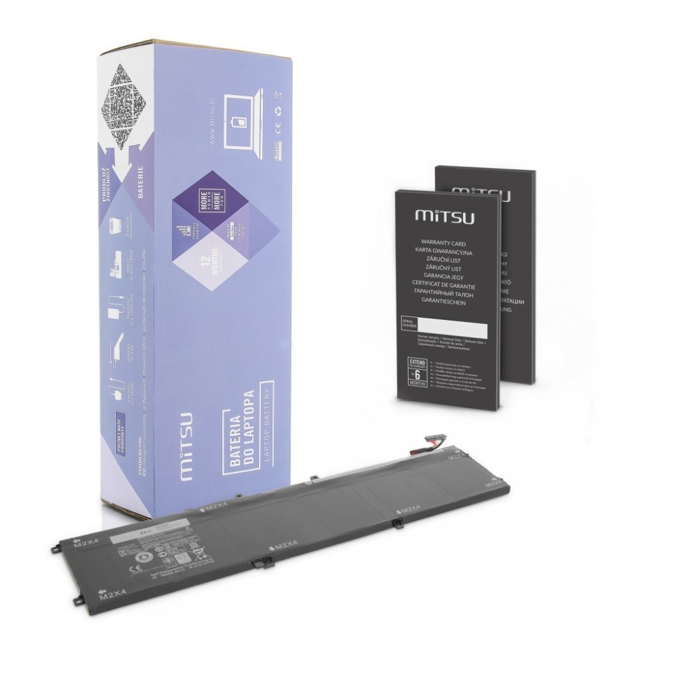 Mitsu Bateria do Dell XPS 15 9550 7260 mAh 84 Wh AZMITNBDELL0055