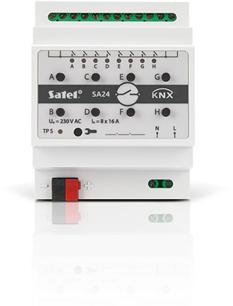 SATEL Uniwersalny aktor przełączający KNX-SA24