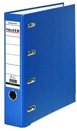 Falken podwójne folderów S zapewnia dwukrotnie miejsce do przechowywania różnych rzeczy poprzecznym DIN A5, niebieski szeroki 11285392